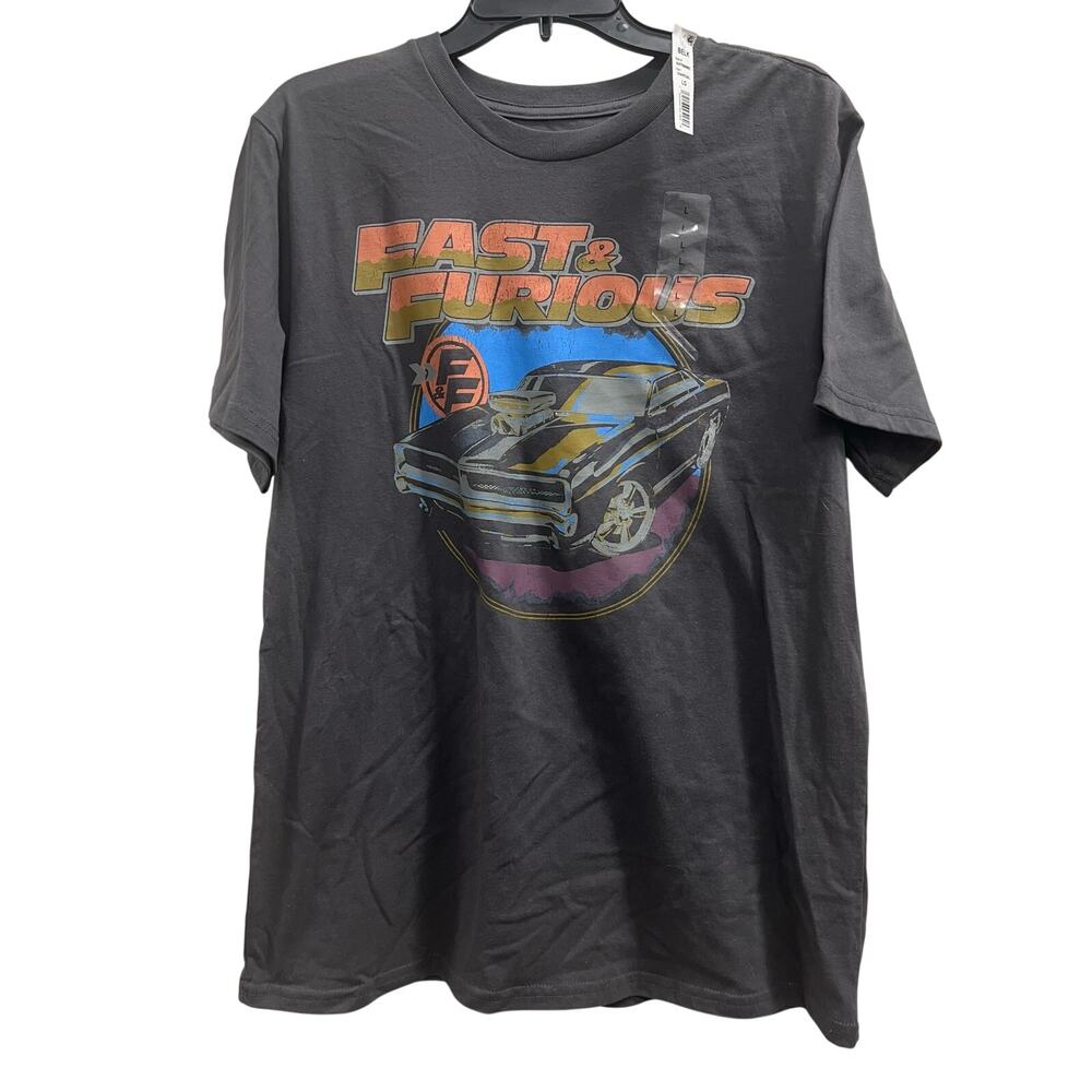 Fast & Furious gray tee NWT sz L